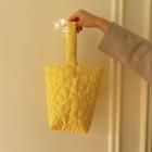 Floral Lunch Bag Cream Yellow - One Size