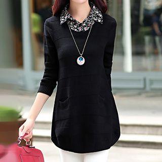 Jacquard Knit Dress
