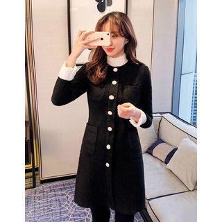 Dali Hotel Button-through Tweed Dress
