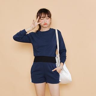 Color-block Playsuit