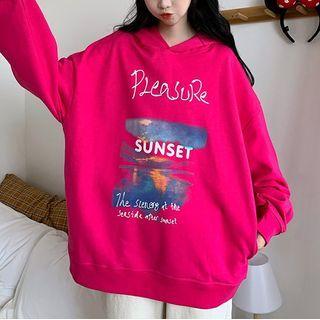Lake Print Hoodie