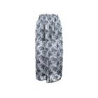 High-waist Pattern Chiffon Skirt