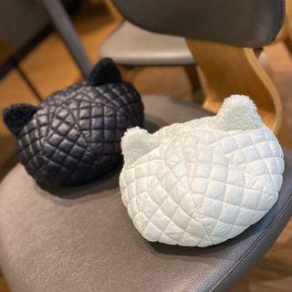 Cat Ear Quilt Beret Hat