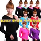 V-neck Long Sleeve Dance Top