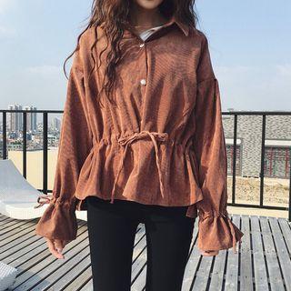 Bell Long-sleeve Drawstring Jacket