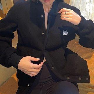 Wolf Logo Oversized Light Jacket