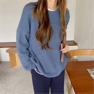 Over-fit Ribbed Sweater