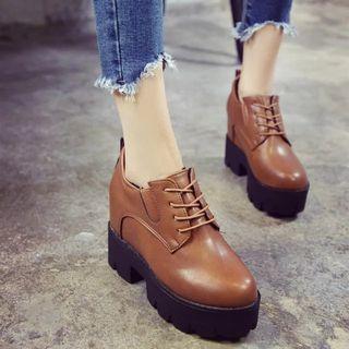 Platform Chunky-heel Hidden-heel Oxfords