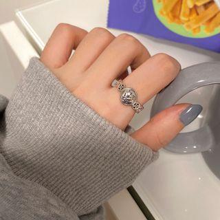 Tiger Open Ring Silver - One Size