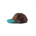 Embroidered Lettering Two-tone Baseball Cap