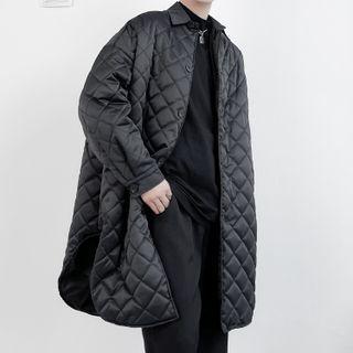 Quilted Asymmetrical Hem Jacket