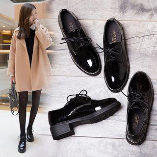Block-heel Derbies