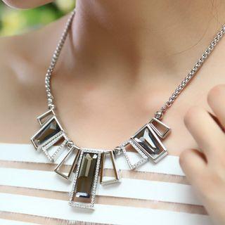 Crystal Segment Necklace