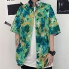 Tie-dyed Short Sleeve Shirt