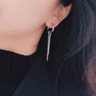 Stainless Steel Bar / Chain / Cross Dangle Earring