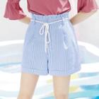 Striped Shorts With Cord