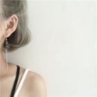 Gemstone Bar Drop Earring / Clip-on Earring