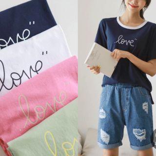 Love Printing Ringer T-shirt