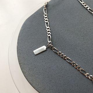 Plain Chain Necklace L250 - As Shown In Figure - One Size