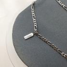 Plain Chain Necklace L250 - As Shown In Figure - One Size