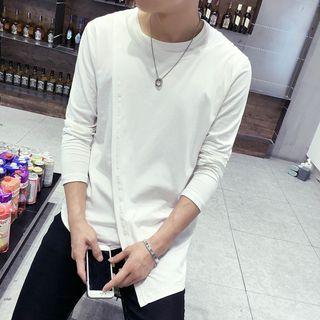 Layered Plain Long Sleeve T-shirt