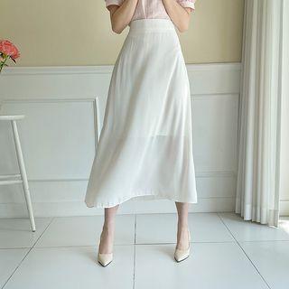 Sway Chiffon Long Skirt