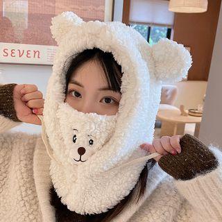 Bear Ear Chenille Hat