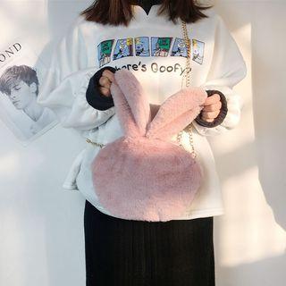 Furry Rabbit Crossbody Bag