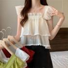 Ruffle Sleeves Blouse