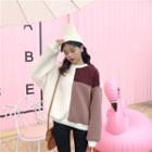 Color-block Fleece Sweater