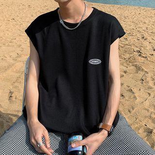 Cap-sleeve Logo T-shirt