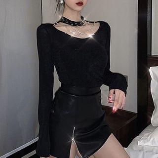 Velvet Knit Top