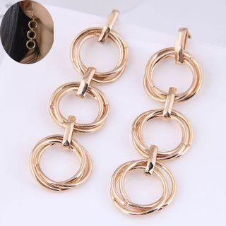 Hoop Chain Drop Earring