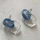 Acrylic Dangle Earring 1 Pair - Blue - One Size