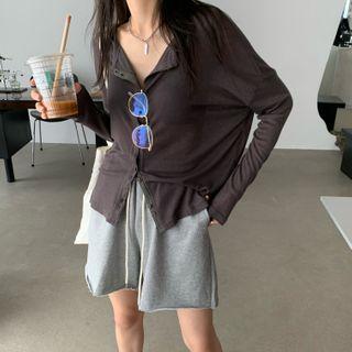 Plain Light Jacket / Loose-fit Shorts