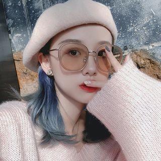 Retro Transparent Frame Sunglasses