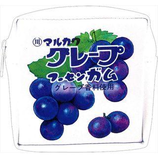 Snacks Pattern Series Pouch (grape Gum Pattern) One Size