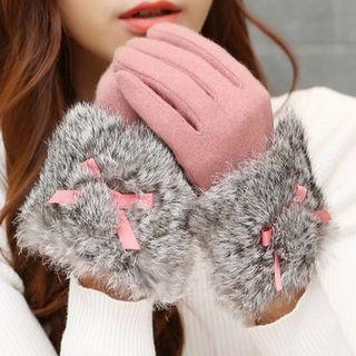 Faux Fur Gloves