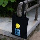 Emoji Print Canvas Tote Bag