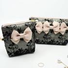 Bow Lace Zip Pouch