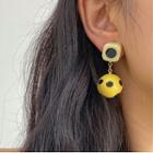 Dotted Ball Drop Earring