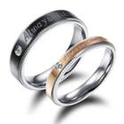 Couple Matching Lettering Bangle