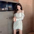 Fanny Pack Shoulder Asymmetrical Knotted Dress