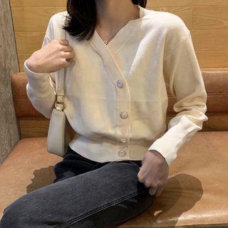 Asymmetric Cardigan Almond - One Size