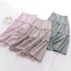 Plaid A-line Skirt Pink - One Size