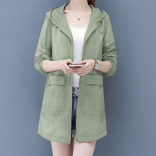 Embroidered Hoodie Jacket