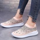 Rhinestone Accent Breathable Sneakers