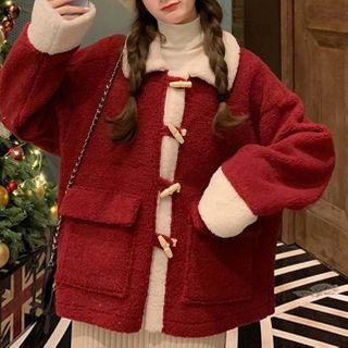 Toggle Trim Coat Red - One Size