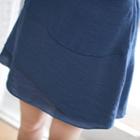 Inset Inner Shorts A-line Mini Skirt