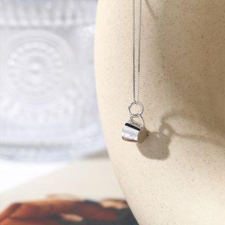 925 Sterling Silver Cup Necklace As Shown In Figure - One Size